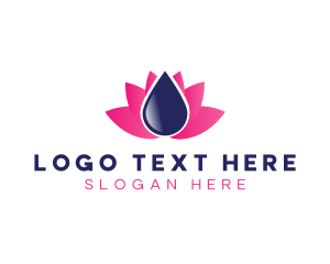 Luxury - Water Lotus Spa logo design