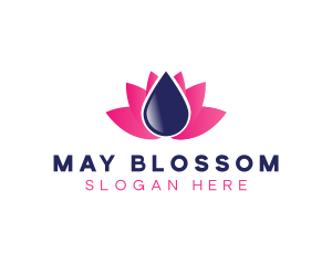 Water Lotus Spa logo design