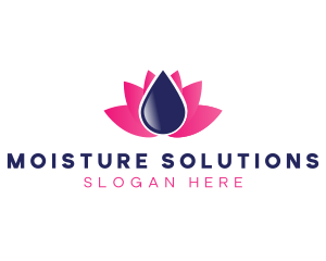 Water Lotus Spa logo design