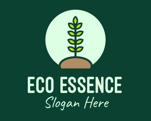 Natural - Nature Conservation Planting logo design