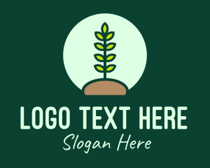 Crops - Nature Conservation Planting logo design