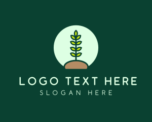 Botanical - Nature Conservation Planting logo design