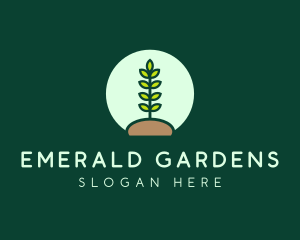 Nature Conservation Planting logo design