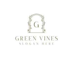 Vines - Floral Vine Archway logo design