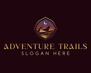 Moon Desert Adventure logo design