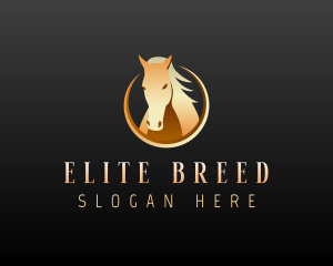 Premium Stallion Horse logo design