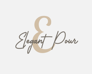 Feminine Letter Business logo design