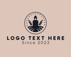 Vigil - Natural Spa Candle logo design