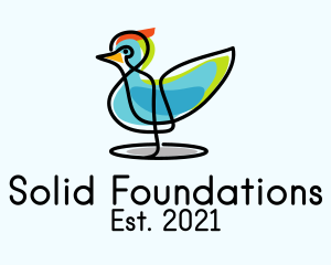 Animal Conservation - Colorful Wild Duck logo design
