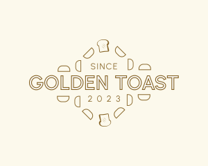 Toast - Toasted Bread Bakery logo design