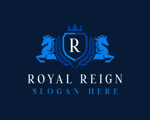 Royal Pegasus Crest logo design