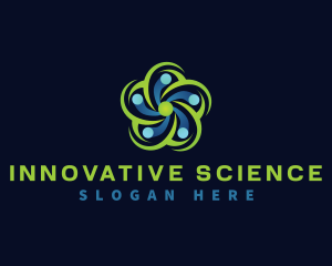 Science - Biotech Technology Science logo design
