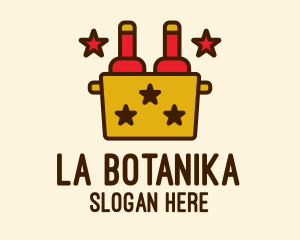 Brewer - Star Bottle Pack logo design