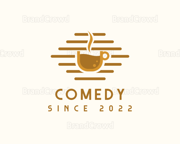 Brown Hot Cafe Logo