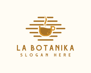 Brown Hot Cafe Logo