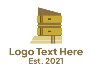 Wooden - Drawer Storage Design logo design