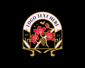 Gingko - China Plum Blossom logo design