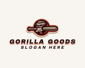 Gorilla Baseball League logo design