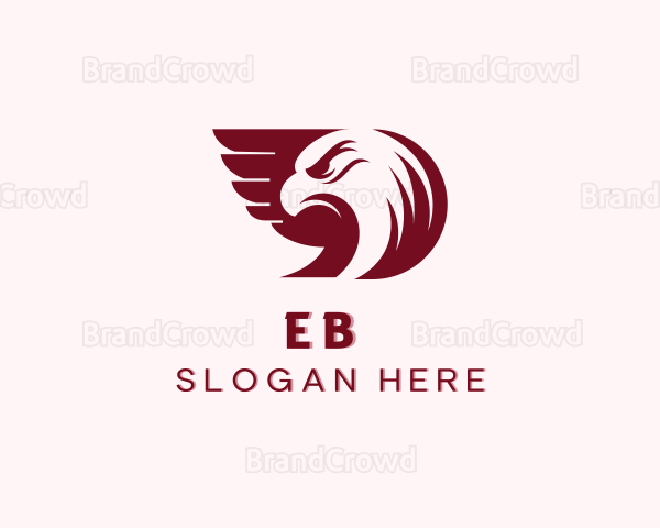 Eagle Wings Letter D Logo