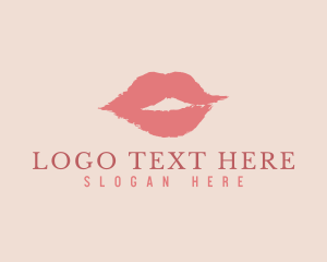 Painter - Feminine Lips Cosmetics logo design