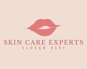 Feminine Lips Cosmetics logo design