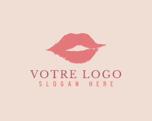 Paint And Sip - Feminine Lips Cosmetics logo design