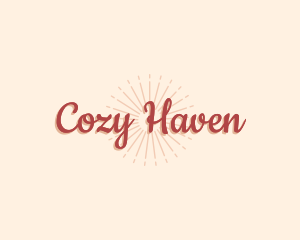 Warm - Vacation Sunray Cursive logo design