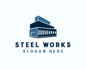 Factory Building Warehouse logo design