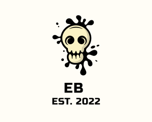 Beatbox - Skull Graffiti Mural logo design