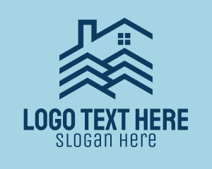 Roofing - House Roofing Realty logo design