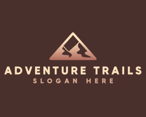 Mountain Desert Triangle logo design