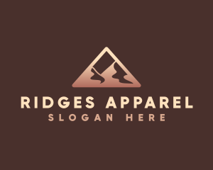 Mountain Desert Triangle logo design