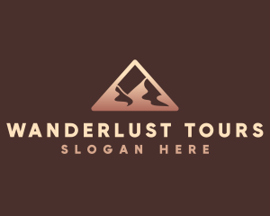 Mountain Desert Triangle logo design