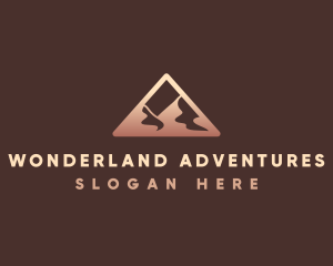 Mountain Desert Triangle logo design