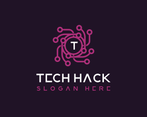 Technology IT Company logo design