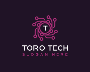 Technology IT Company logo design