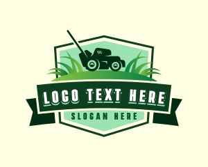 Equipment - Lawn Grass Cutting logo design