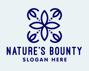 Nature Flower Cosmetics  logo design