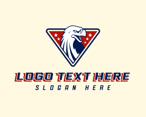 State - American National Eagle logo design