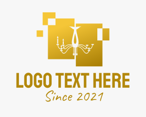 Light - Modern Chandelier Fixture logo design