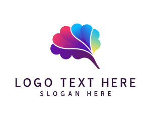 Creative Psychology Brain Logo