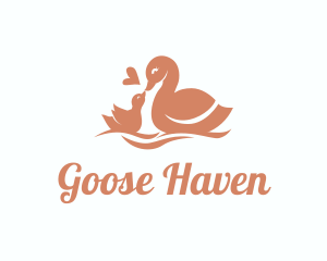 Goose - Duck Duckling Bird logo design