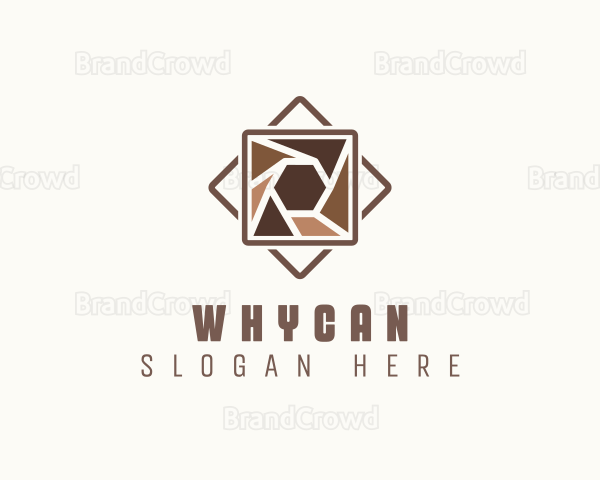 House Tile Flooring Logo