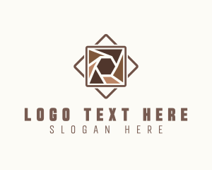 Tile Installation - House Tile Flooring logo design
