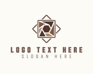 Floor Tiles - House Tile Flooring logo design