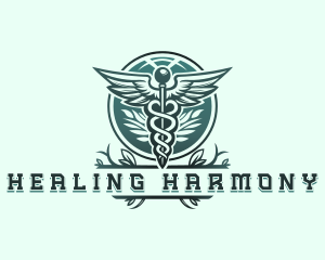 Homeopathy - Caduceus Herbal Medicine logo design