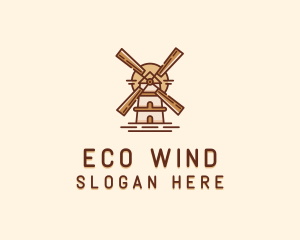 Windmill Flour Mill logo design