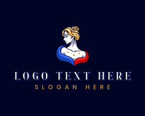 Traditional Outfit - Traditional Filipina Beauty logo design