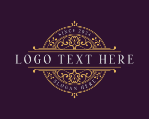 Elegant Luxury Decorative Ornament logo design