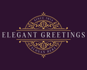 Elegant Luxury Decorative Ornament logo design